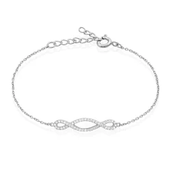 Bracelet Carla Argent Blanc Oxyde De Zirconium-Histoire d'Or Hot