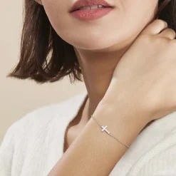 Bracelet Carlie Argent Blanc Oxyde De Zirconium-Histoire d'Or New