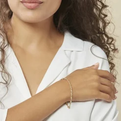 Bracelet Carlo Or Bicolore Maille Marine Ronde-Histoire d'Or Outlet