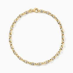 Histoire d'Or Bracelet Carlo Maille Marine Ronde