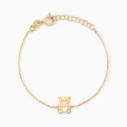 Bracelet Carmin Ourson Or Jaune-Histoire d'Or Online