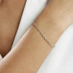 Bracelet Carrus Argent Blanc-Histoire d'Or Online