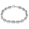 Bracelet Carrus Maille Grain De Cafe Argent Blanc-Histoire d'Or New