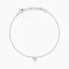 Bracelet Cassandre Argent Blanc Oxyde De Zirconium-Histoire d'Or Clearance