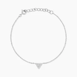 Bracelet Cassandre Argent Blanc Oxyde De Zirconium-Histoire d'Or Clearance