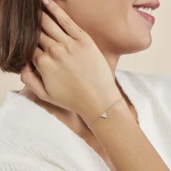 Bracelet Cassandre Argent Blanc Oxyde De Zirconium-Histoire d'Or Clearance