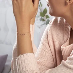 Histoire d'Or Bracelet Castilla Argent Rose