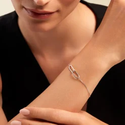 Histoire d'Or Bracelet Cedrine Argent Blanc