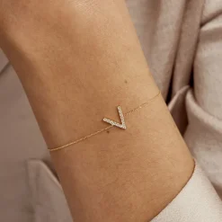 Histoire d'Or Bracelet Celene Or Jaune Oxyde De Zirconium