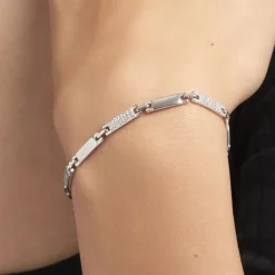 Histoire d'Or Bracelet Celina Argent Blanc Oxyde De Zirconium