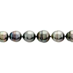 Histoire d'Or Bracelet Cerclee Or Jaune Perle De Culture De Tahiti