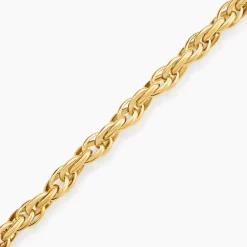 Bracelet Chaine Epaisse Acier Dore Dusty-Histoire d'Or New