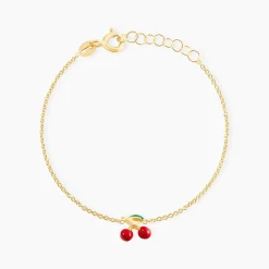 Histoire d'Or Bracelet Cherry Cerise Or Jaune