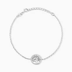 Histoire d'Or Bracelet Chimere Argent Blanc Oxyde De Zirconium