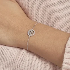 Histoire d'Or Bracelet Chimere Argent Blanc Oxyde De Zirconium