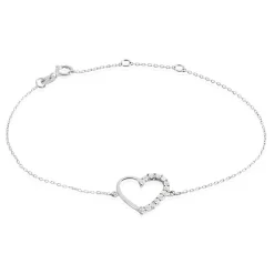 Histoire d'Or Bracelet Chlora Or Blanc Diamant