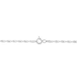Bracelet Ciana Torsade Diamante Argent Blanc-Histoire d'Or Clearance
