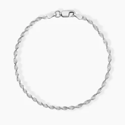Histoire d'Or Bracelet Ciana Torsade Diamante Argent Blanc
