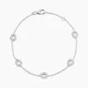 Histoire d'Or Bracelet Ciara Argent Blanc Oxyde De Zirconium