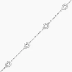 Histoire d'Or Bracelet Ciara Argent Blanc Oxyde De Zirconium