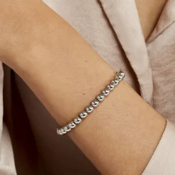 Bracelet Ciska Argent Blanc-Histoire d'Or Clearance