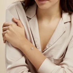 Histoire d'Or Bracelet Classical Plaqué Or Jaune Oxyde De Zirconium