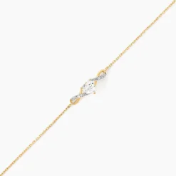 Bracelet Clothilde Or Jaune Oxyde De Zirconium-Histoire d'Or Outlet