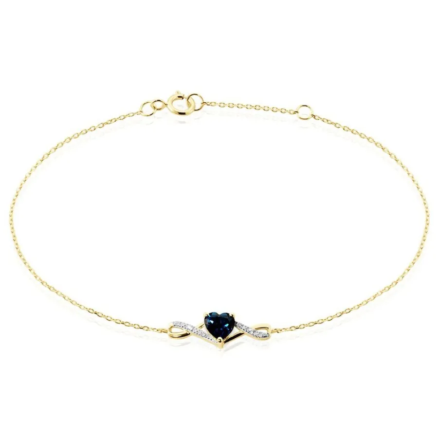 Histoire d'Or Bracelet Clothilde Or Jaune Topaze Oxyde De Zirconium