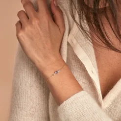 Bracelet Clothilde Or Jaune Améthyste Oxyde De Zirconium-Histoire d'Or