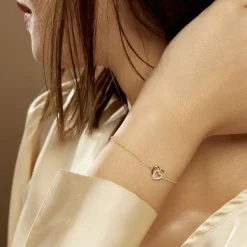 Histoire d'Or Bracelet Constancia Or Jaune Oxyde De Zirconium