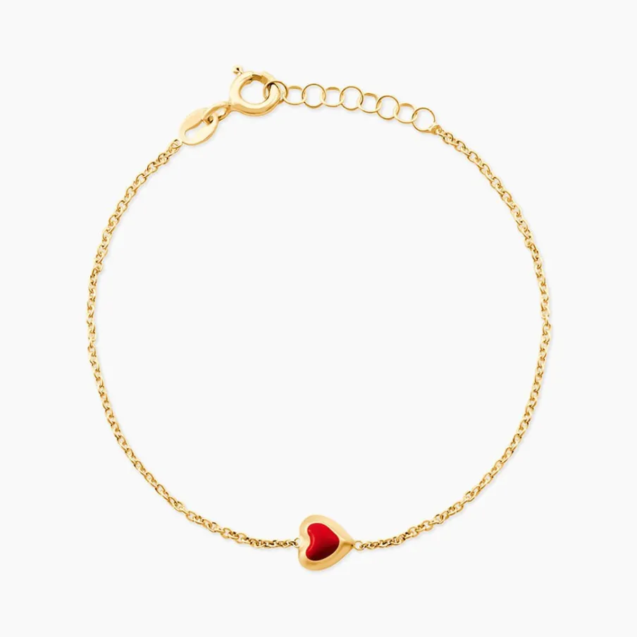 Histoire d'Or Bracelet Coralie Coeur Or Jaune