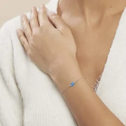 Histoire d'Or Bracelet Corelana Argent Blanc Pierre De Synthese