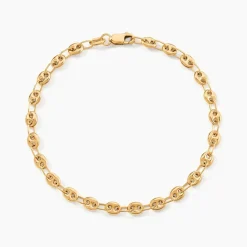 Histoire d'Or Bracelet Dami Maille Grain De Cafe