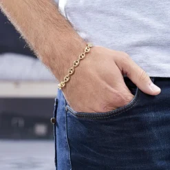 Bracelet Dami Maille Grain De Café-Histoire d'Or Discount