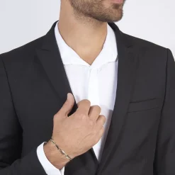 Histoire d'Or Bracelet Danae Plaquette Or Bicolore