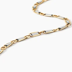 Histoire d'Or Bracelet Danae Plaquette Or Bicolore