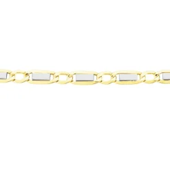 Bracelet Danae Plaquette Or Bicolore-Histoire d'Or Outlet