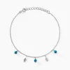 Histoire d'Or Bracelet Darcie Argent Blanc Turquoise