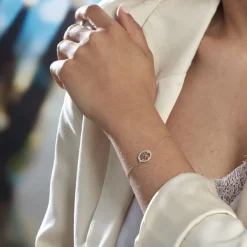 Bracelet Darell Or Jaune Oxyde De Zirconium-Histoire d'Or Clearance