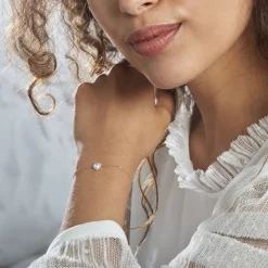 Histoire d'Or Bracelet Dari Or Blanc Oxyde De Zirconium