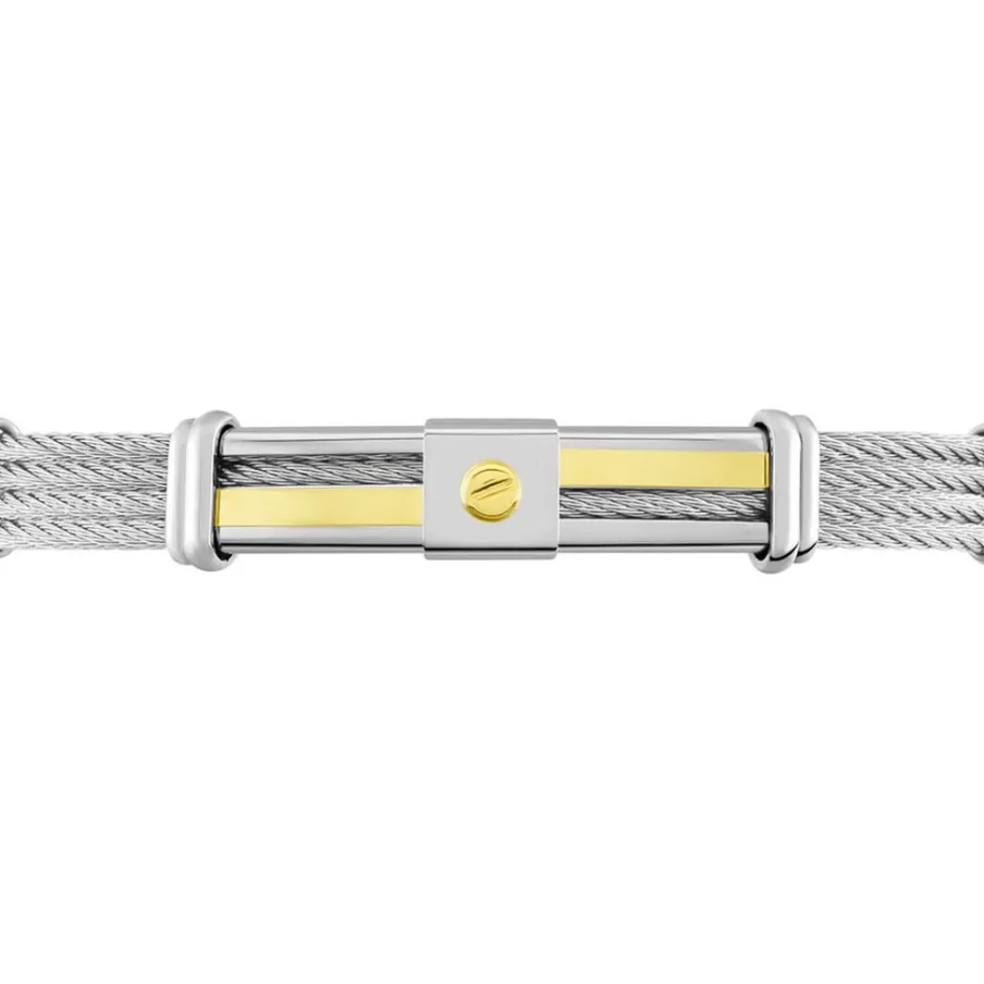 JOURDAN Bracelet Davilia Or Acier Bicolore