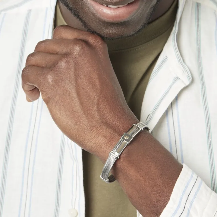 JOURDAN Bracelet Davilia Or Acier Bicolore