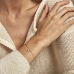 Bracelet Delma Plaqué Or Jaune Oxyde De Zirconium-Histoire d'Or