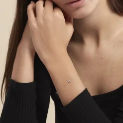 Bracelet Dennis Or Blanc Topaze-Histoire d'Or Sale