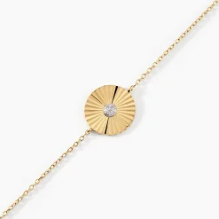 Histoire d'Or Bracelet Diamantae Or Jaune Diamant