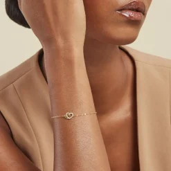 Histoire d'Or Bracelet Donaldina Or Jaune Oxyde De Zirconium