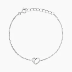 Histoire d'Or Bracelet Dorthea Argent Blanc Oxyde De Zirconium