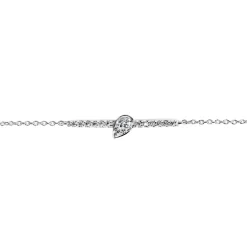 Bracelet Drop Or Blanc Diamant-Histoire d'Or Outlet