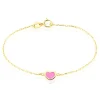 Bracelet Dulcie Coeur Or Jaune Nacre-Histoire d'Or Hot