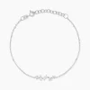 Histoire d'Or Bracelet Eclat d'Aurore Argent Blanc Oxyde De Zirconium